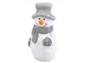 Dekorace sněhulák v dárkové tašce