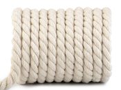 Bavlněná šňůra kroucená Ø10-13 mm  návin 22,5m