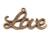 Přívěsek Love 20x40 mm