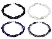 Náhrdelník z voskovaných perel  40cm