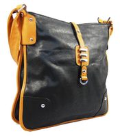 Dámská kabelka K2508 černo-hnědá