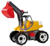 auto bagr 70 cm, černo-žlutý