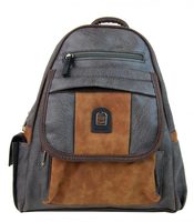 Šedý dámský batůžek H1725