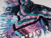 Šátek  80x80cm s lurexem (1 ks)