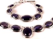 Náhrdelník a náramek kočičí oči CAT (1 sada)