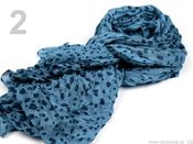 Šála 100x175cm imitace fáčoviny leopardí vzor (1 ks)