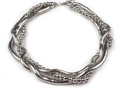 Náhrdelník kovový STRAND splétaný (1 ks)