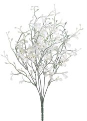 Svazek umělých bílých kytiček 40 cm