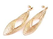 Kovové náušnice kapky