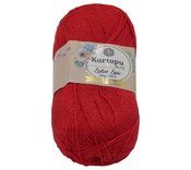 Příze LOTUS LUX Červená 165 100 g, 340 m