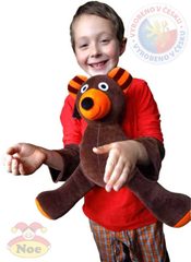 Medvěd znakovací navlékací s popruhy znaková řeč