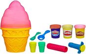 PLAY-DOH Set modelovací v kornoutku 3 barvy Zmrzlina