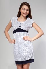 Těhotenská noční košile Demi tečky