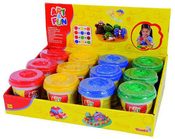 Modelína v plastovém kelímku 140ml Art & Fun 4 barvy