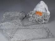 Vánoční dekorace Mikuláš 10x100cm lurex