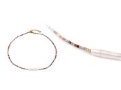 Náhrdelník z japonského rokajlu s říční perlou