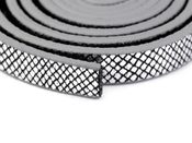 Řemínek plochý šíře 10 mm metalický