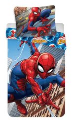 Povlečení Spiderman "climbs" 140x200, 70x90 cm