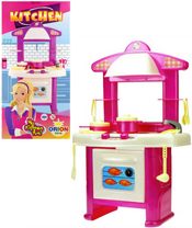 Kuchyňka dětské kuchyňské studio 40x65x27cm set s nádobím plast