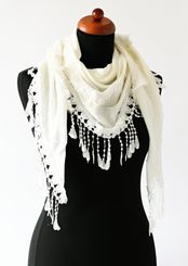 Luxusní dámský šátek mod-008wh