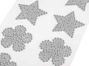 Samolepící dekorace - květy, hvězdy