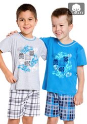 Dětské pyžamo s kraťasy 943 Damian auto