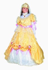 Karnevalový kostým princezna Zlatava, vel. M