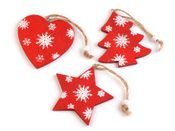 Dřevěná vánoční dekorace 750444