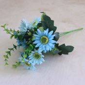 Umělá kytice modrá 371257-13 - 17 x 35 cm