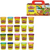 PLAY-DOH Modelína barevná Set 20 kelímků 20 barev