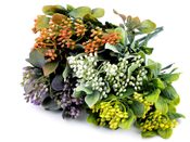 Umělá větvička s bobulemi k aranžování