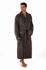 Župan Austin z bambusové viskózy antracit 22 70 9551