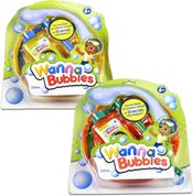 Dětský bublifuk mega bubliny set s miskou a náplní 250ml 2 barvy na kartě