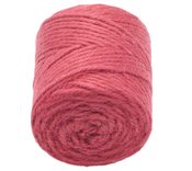 Jutový motouz - cívka Červená 2526/290 cívka 200g, cca 60 m, průměr 3.5 mm