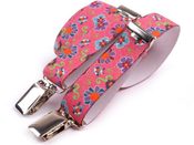 Šle dětské šíře 2 cm délka 48 cm s potiskem typ Y