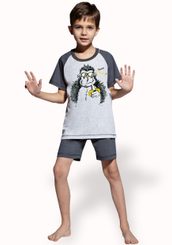 Dětské pyžamo s obrázkem opice a kraťasy