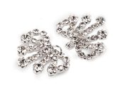 Štrasové zapínání 23x38 mm