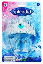 Korunka sněhová princezna s náušnicemi