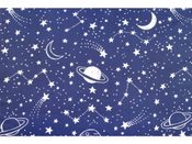 Bavlněná látka Vesmír bílá š.160 METRÁŽ