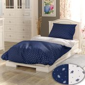 Francouzské bavlněné povlečení PROVENCE COLLECTION 240x200, 70x90cm Sky rose