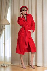 Dámský župan Diana long red