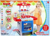 Multifunkční Kuchyňka dětská set s 25 doplňky 67x30cm plast Světlo Zvuk