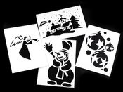 Sada vánočních šablon