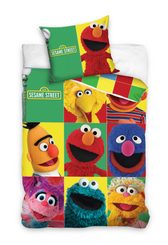 Povlečení Sesame Street kostky 140/200 cm