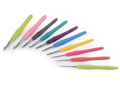 Sada háčků na háčkování se silikonovou rukojetí