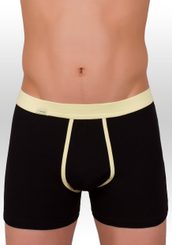 Pánské jednobarevné boxerky s lemem vzor 315