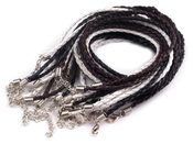 Šňůrka spletená s karabinkou délka 53 cm