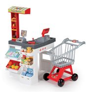SMOBY Dětský supermarket červenobílý obchod pro děti