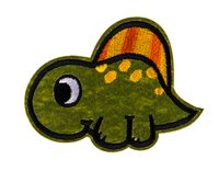Záplata nažehlovací dinosaurus velký 85x65mm 8