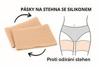 Samodržící pásky proti odírání stehen